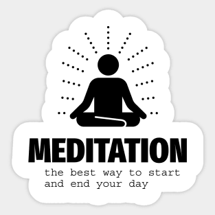 Meditation Sticker